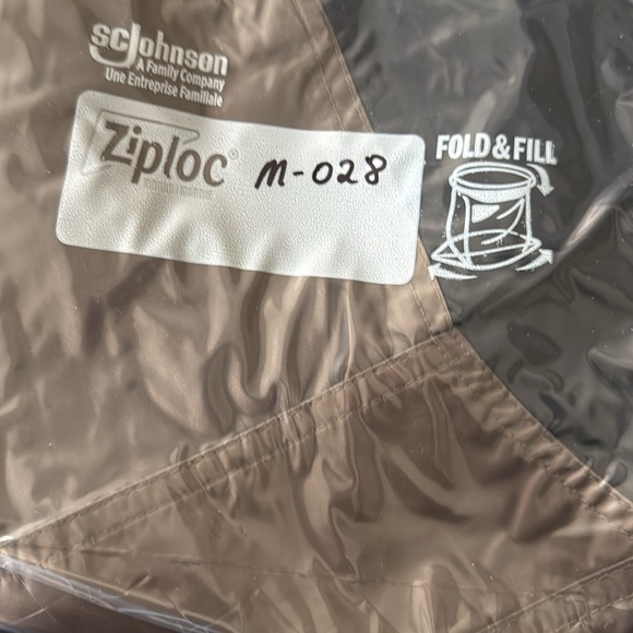 Vintage Golfsmith Golf Nylon Vented Windbreaker Jacket Brown/Black Men's Lg EUC - Picture 10 of 10